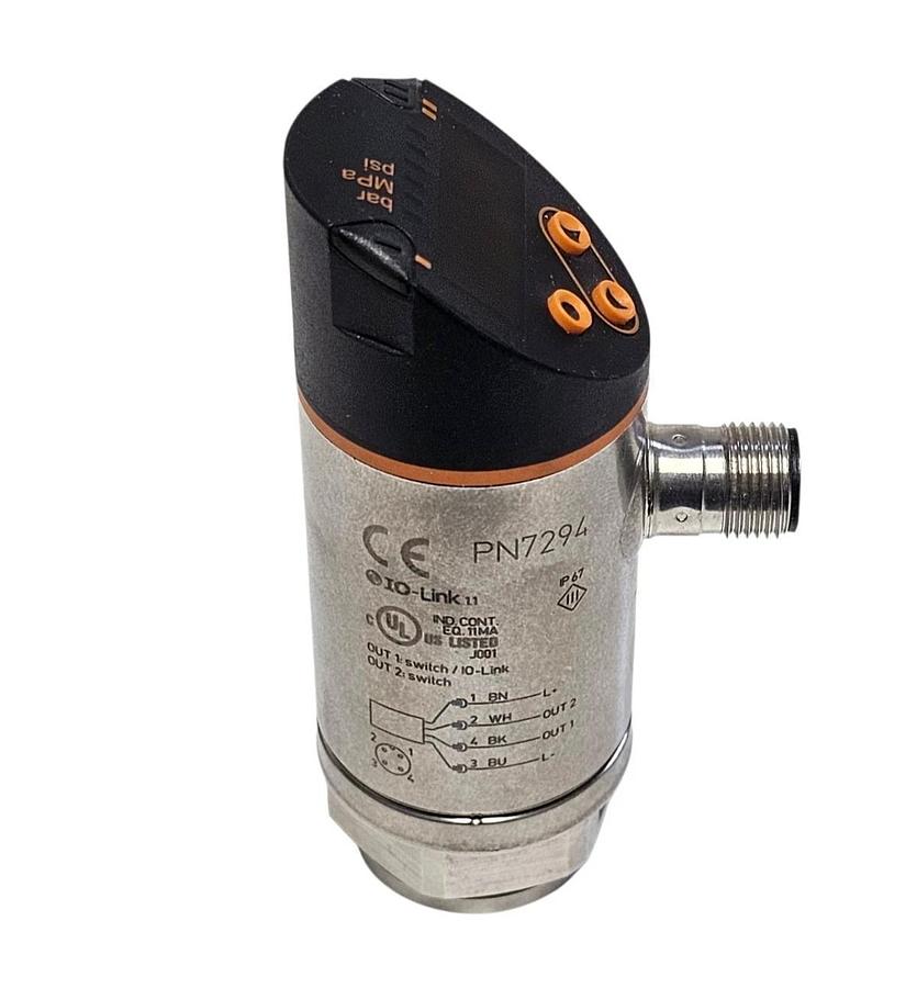 NEW IFM PN-010-REN14-QFRKG/US/ /V (PN7294) IO-Link PRESSURE SENSOR 18-30VDC