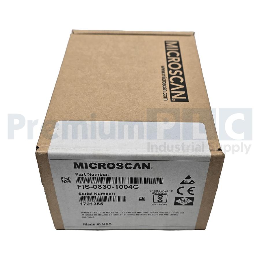 OMRON MICROSCAN FIS-0830-1004G QX-830 LASER BARCODE READER SERIAL+ENET NSFS