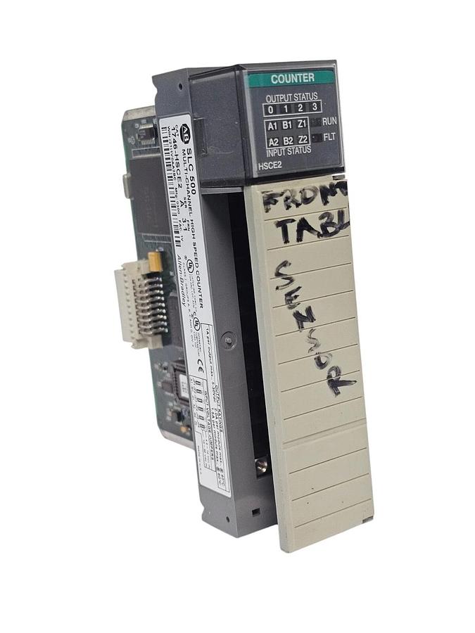 Used ALLEN BRADLEY 1746-HSCE2 SER. A FRN: 3.1 MULTI-CHANNEL HIGH SPEED COUNTER