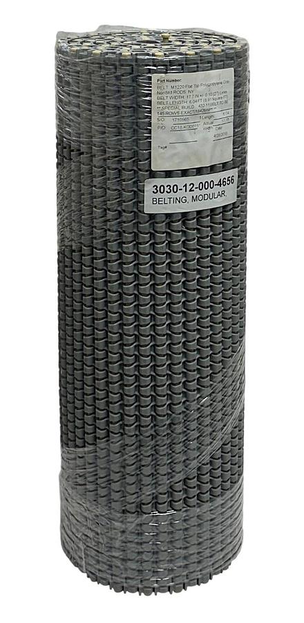 Used HABASIT AMERICA 3030-12-000-4656 / M1220 FLAT TOP MODULAR BELTING GRAY NSNP