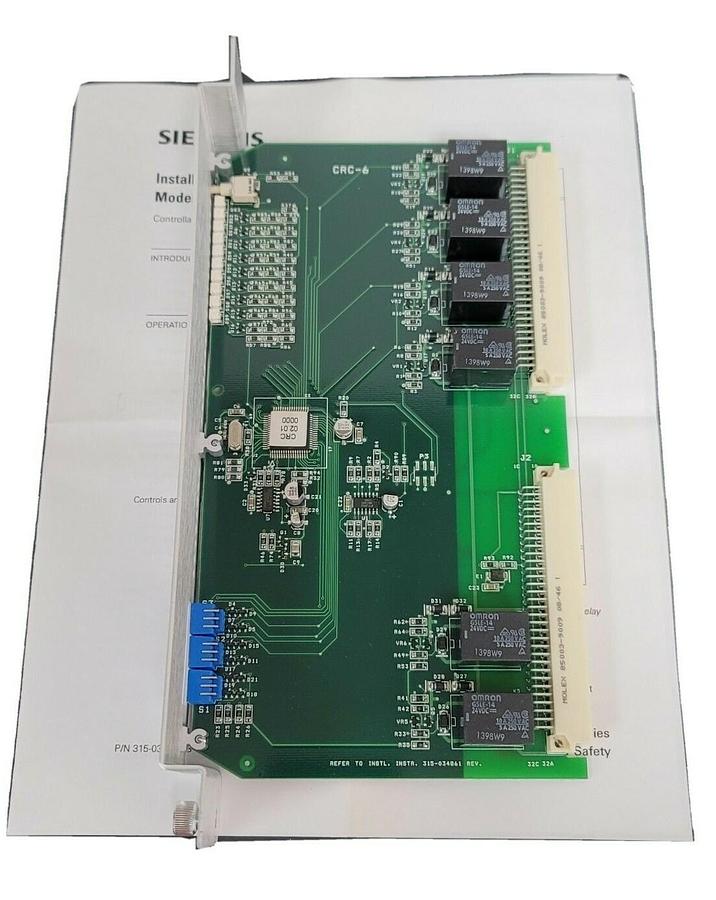 Used NEW SIEMENS 500-033250 CRC-6 FIRE ALARM RELAY CARD REV. 02.01 500033250 CR6