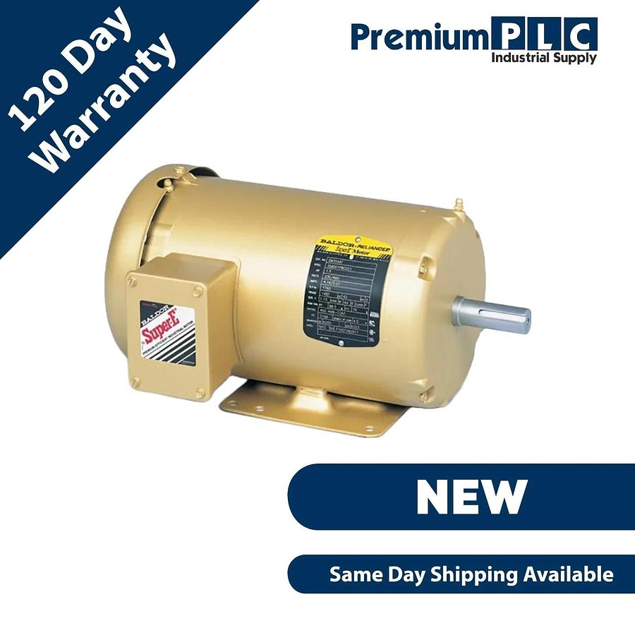 NEW BALDOR / ABB EM3611T 3HP SUPER-E ELECTRIC MOTOR 3-P 60Hz 182T 208-230/460V