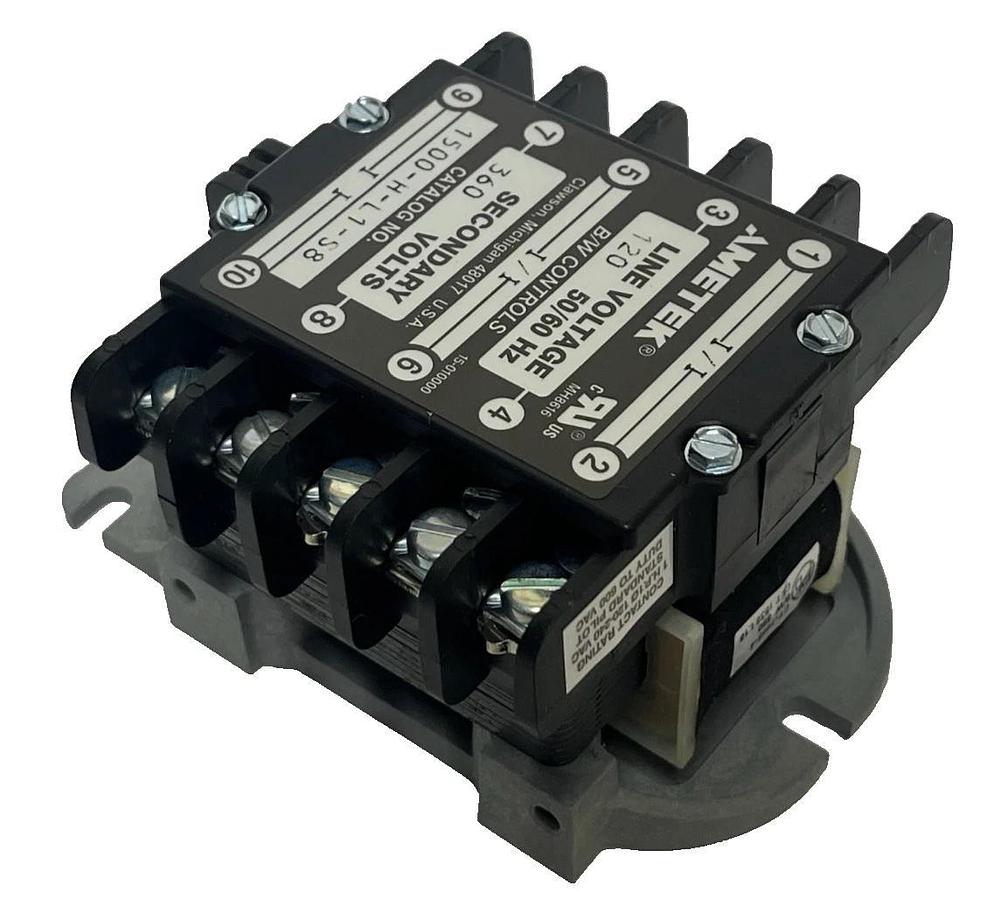 NEW Ametek B/W Controls 1500-H-L1-S8-OC-X Liquid Level Control Relay 120V 360V