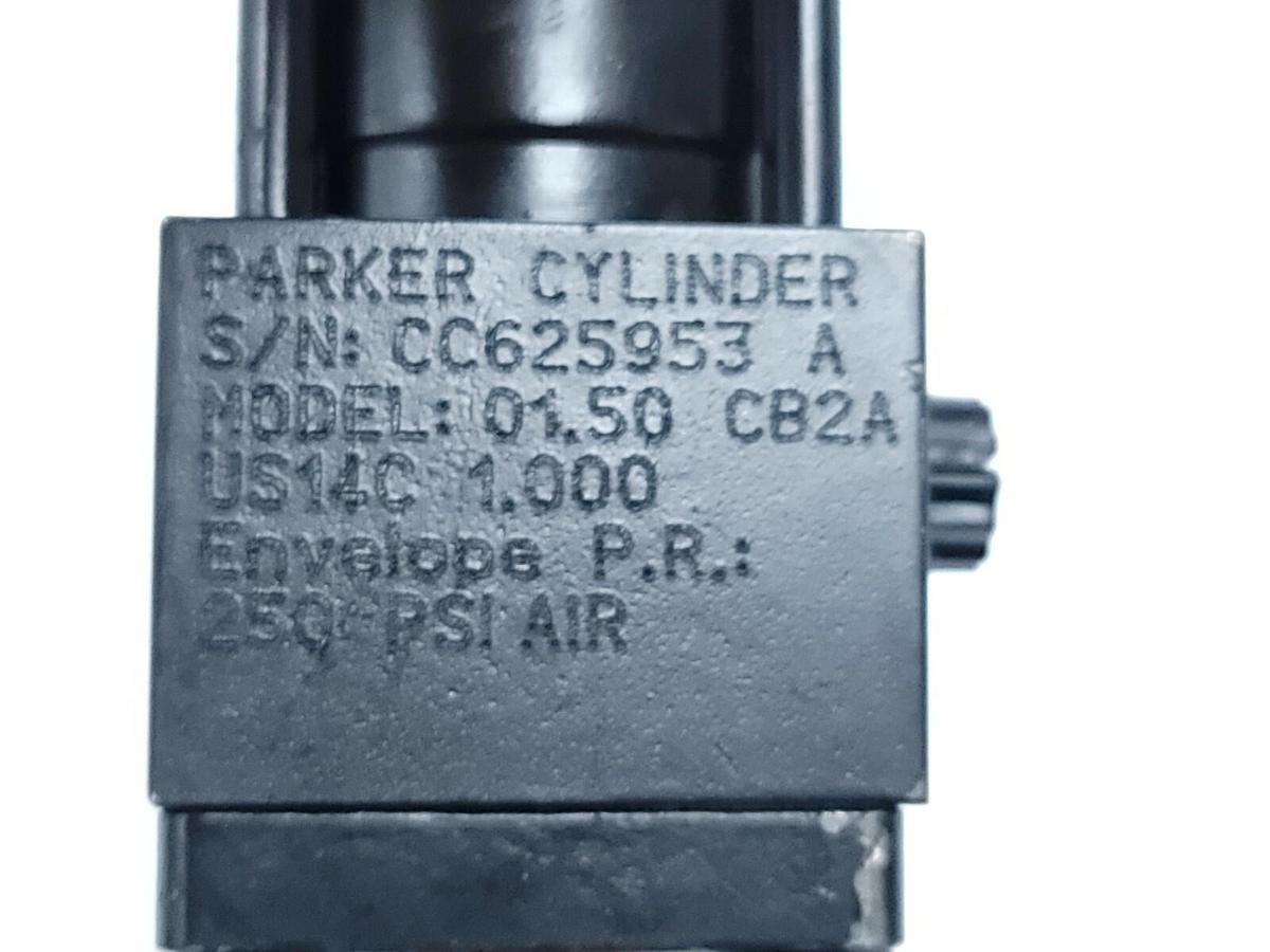 Used NEW PARKER 01.50 CB2AUS14C SERIES 2A CYLINDER 250 PSI AIR