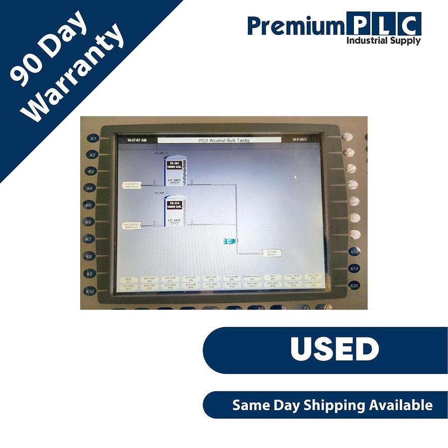 Used ALLEN BRADLEY 2711P-B12C4D8 /A PanelView Plus 1250 KEY/TOUCH ENet 2711PB12C4D8 612598876761