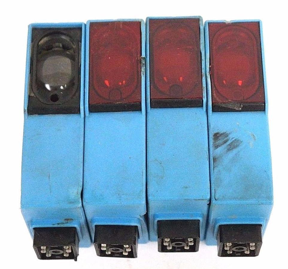 Used LOT OF 4, SICK OPTIC SENSICK P WE27-R630 PHOTOELECTRIC INDICATOR, WE27R630