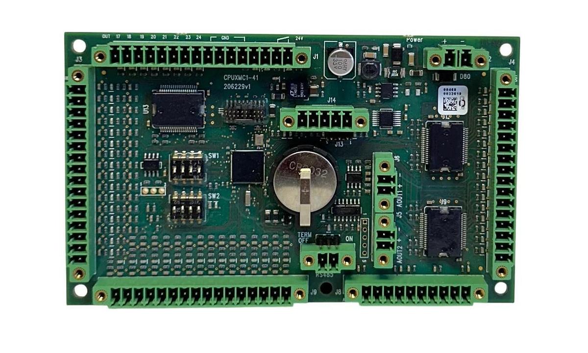Used CODESYS CPUXMC1-41 / 206229v1 CONTROL BOARD ANALOG I/O RS485 USNP
