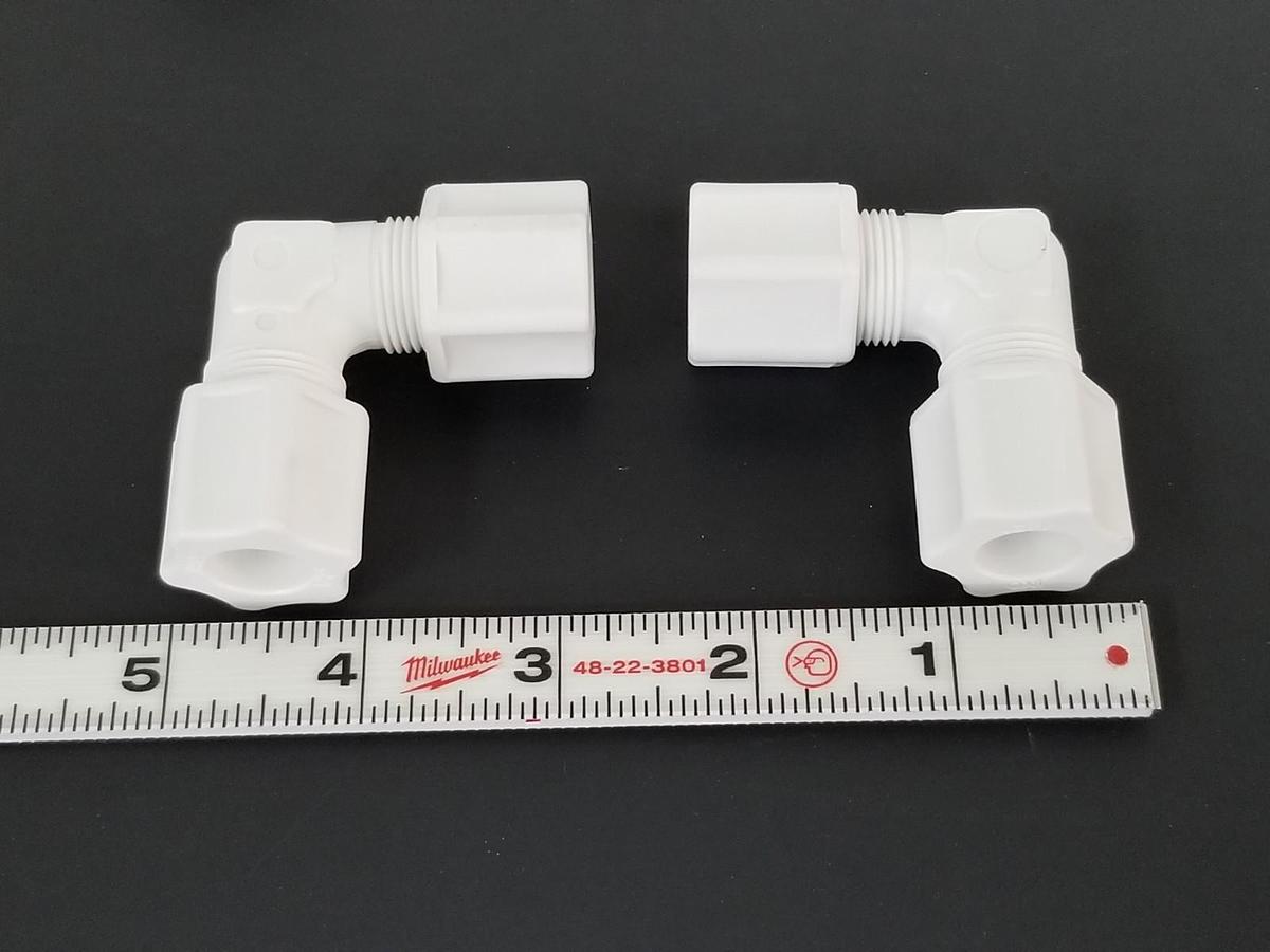 Used LOT OF 4 NEW JACO PO-4088 90 DEGREE MALE ELBOW FITTINGS 40-8-8-P-O PO4088