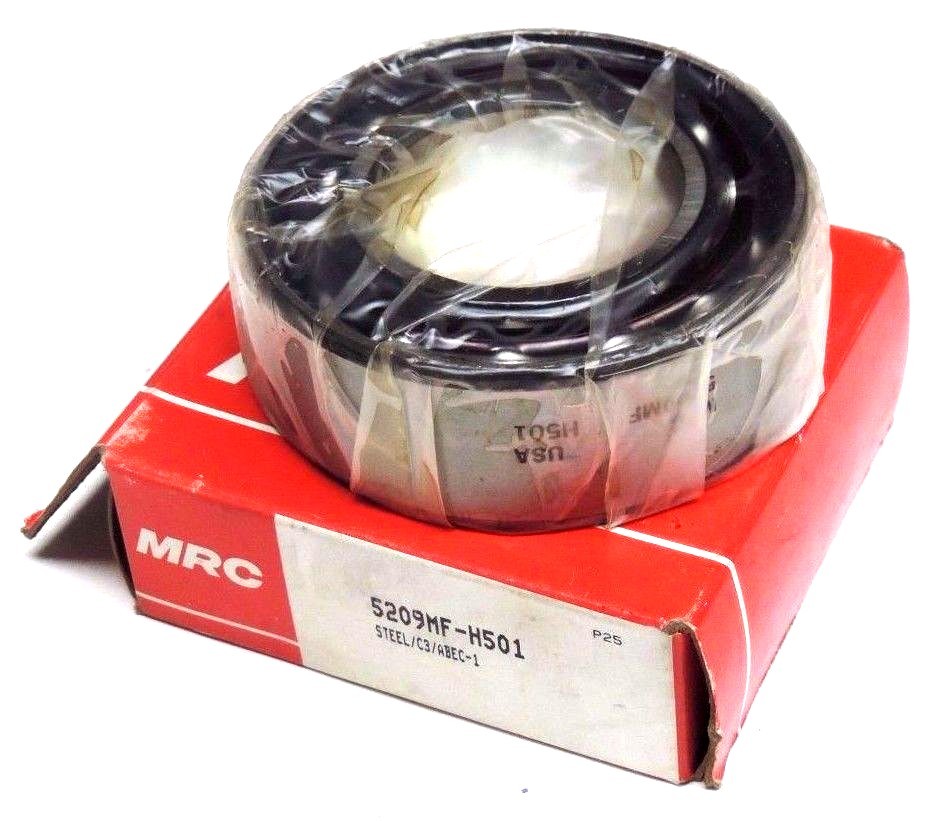 Used NIB MRC 5209MF-H501 BALL BEARING 45MM ID 85MM OD, 5209MFH501