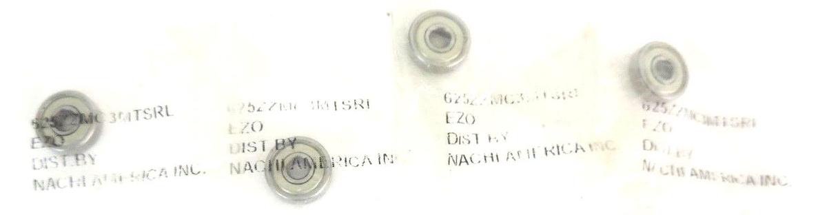 Used LOT OF 4 NEW NACHI 625ZZMC3MTSRL BEARINGS EZ0 625Z