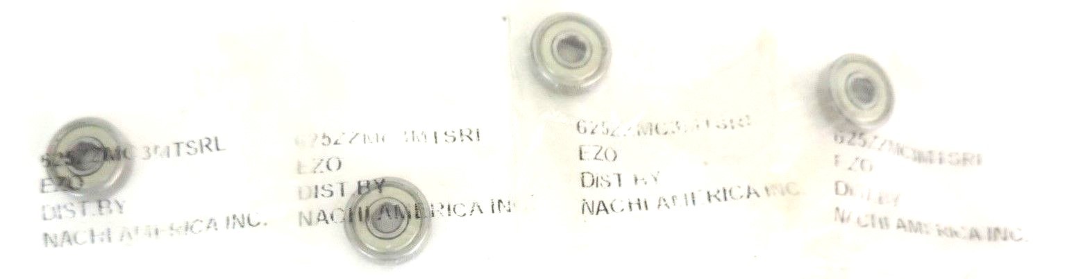 Used LOT OF 4 NEW NACHI 625ZZMC3MTSRL BEARINGS EZ0 625Z