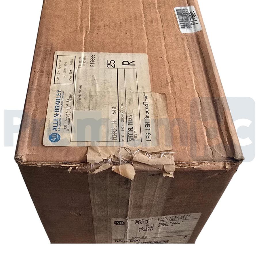 Allen Bradley 509-EOD /A | 509 NEMA Size 4 Motor Starter 135A 110/115-120V Coil