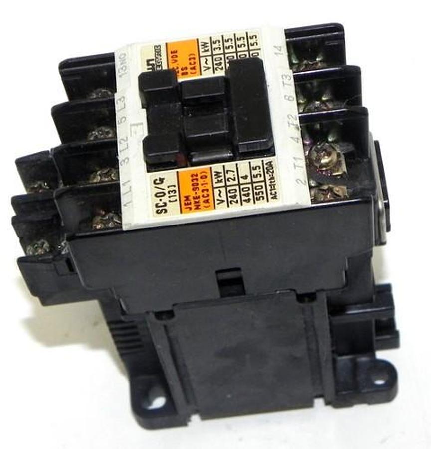 Used FUjI ELECTRIC SC-0/G CONTACTOR 4GC0F0, SC-O/G (13)