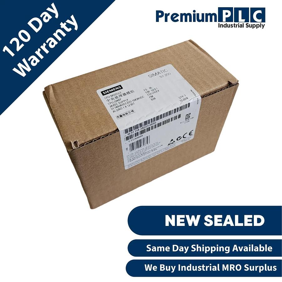 Used NEW F/S SIEMENS 6ES7214-2AD23-0XB0 SIMATIC S7-200 CPU 224XP MODULE FW: V2.0.1