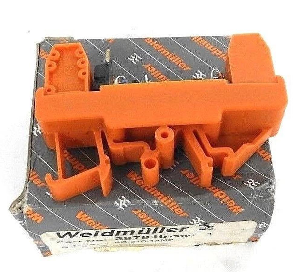 Used NIB WEIDMULLER 387016 RELAY OPTO COUPLER 24VDC 1AMP, RO-24D-1AMP