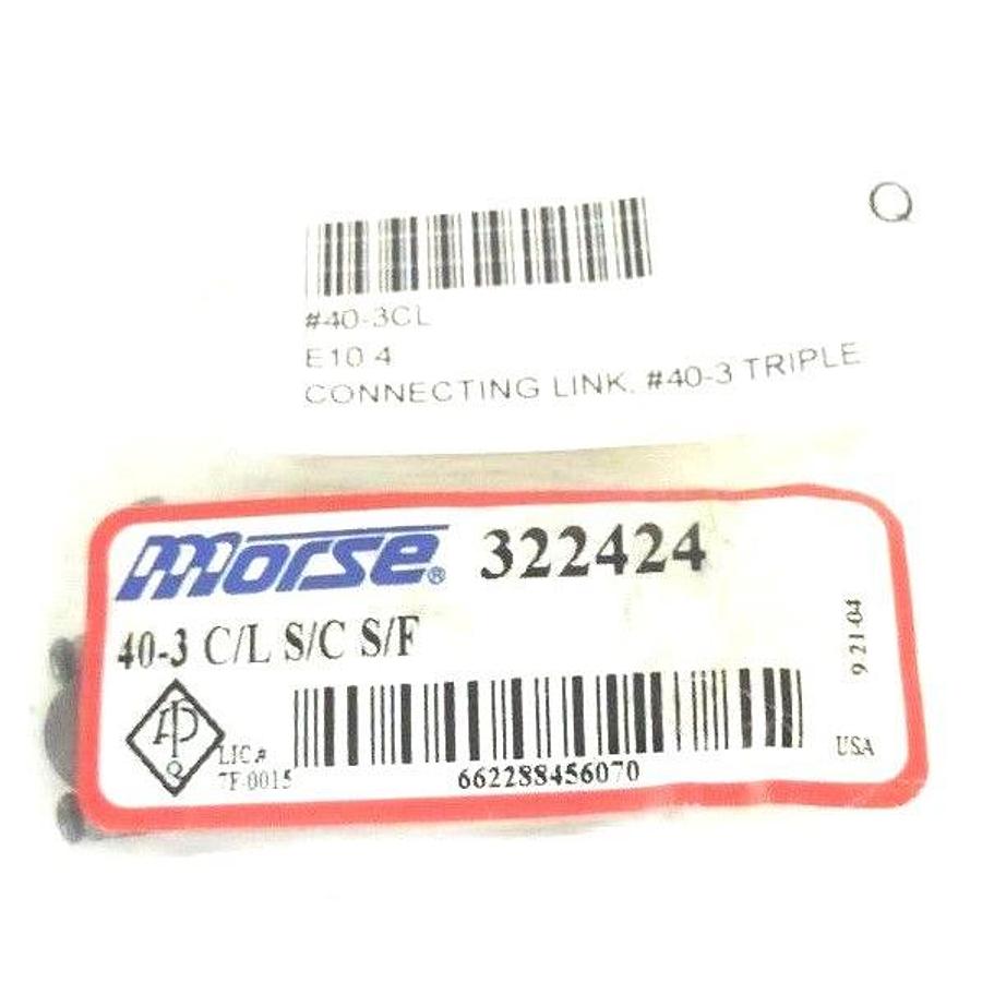 Used NEW MORSE 322424 40-3 C/L S/C S/F CONNECTING LINK
