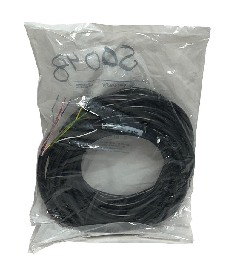 ALLEN BRADLEY 889D-F8AB-10 /B DC MICRO QD CORDSET M12 8-PIN 10M CABLE NSFS