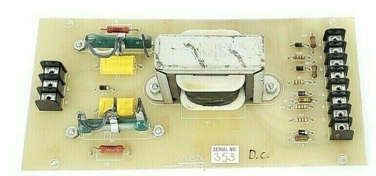 Used SOLIDSTATE CONTROLS INC. VI27A BOARD V127A