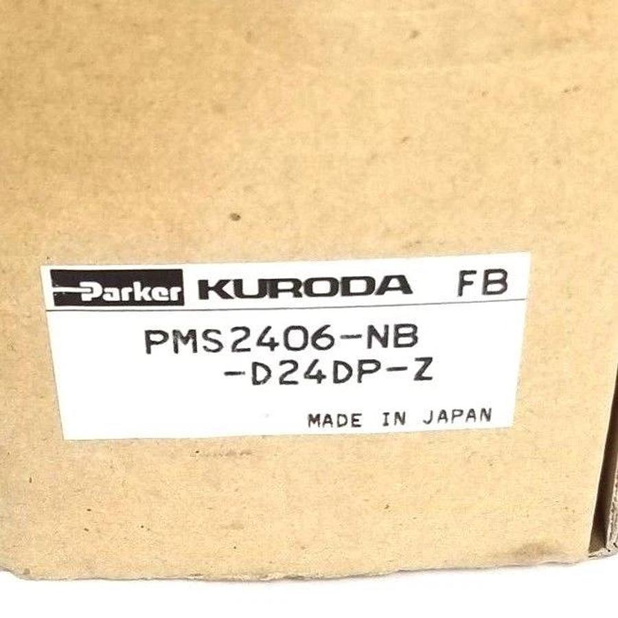 Used KURODA PMS2406-NB-D24DP-Z SOLENOID VALVE 24VDC FB, PMS2406NBD24DPZ
