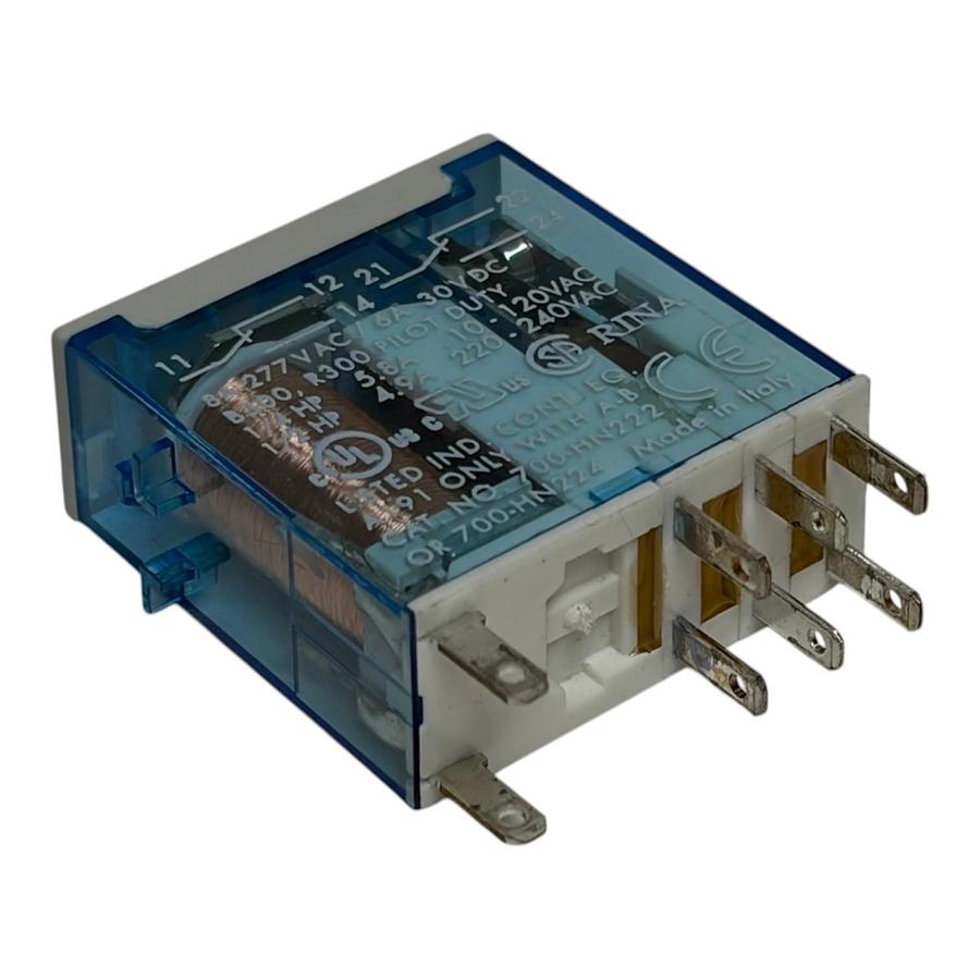 Used New Allen-Bradley 700-HK32Z24 24VDC 8A Slim Blade Power Relay Ser B