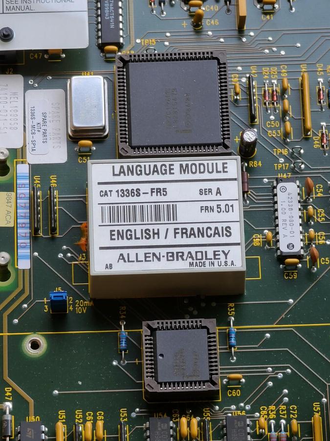 Used REMAN. ALLEN BRADLEY 1336S-C050-AN-FR5 /C AC DRIVE 50HP, 575V 1336S-C050-ANFR5
