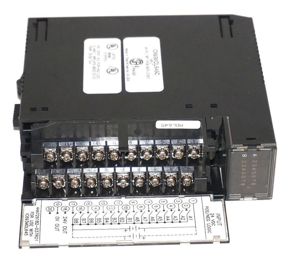 Used GE FANUC IC693MDL645C INPUT MODULE 16PT POS/NEG LOGIC