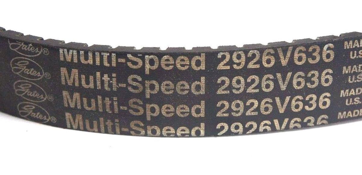 Used NEW GATES 2926V636 MULTI SPEED BELT