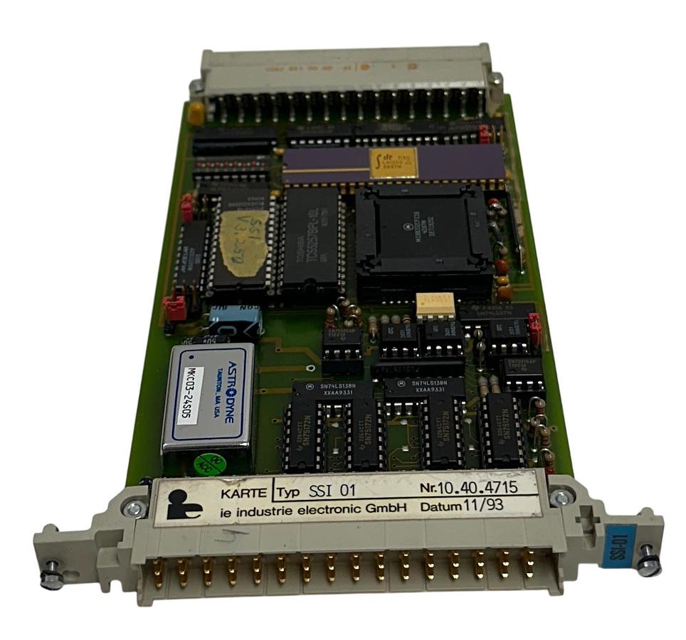 Used IE INDUSTRIE 10.40.4715 / SSI-01 SSI MODULE OEM SSI01 10404715 USNP