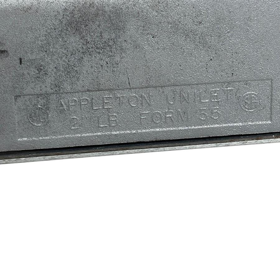 Used Appleton Unilet 2" LB Form 35 Conduit Outlet Body Threaded Rigid