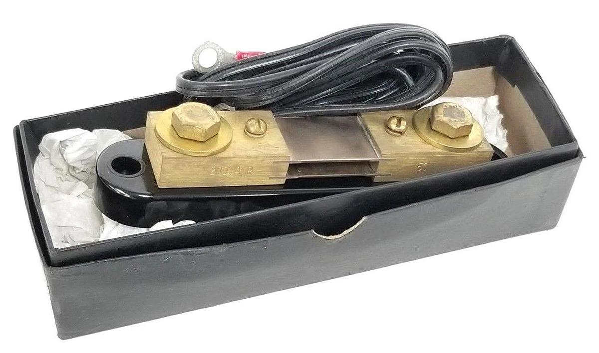 Used NEW SIMPSON ELECTRIC CO. 50-MV PORTABLE ELECTRICAL SHUNT 0-50mV 0-25ADC 50MV