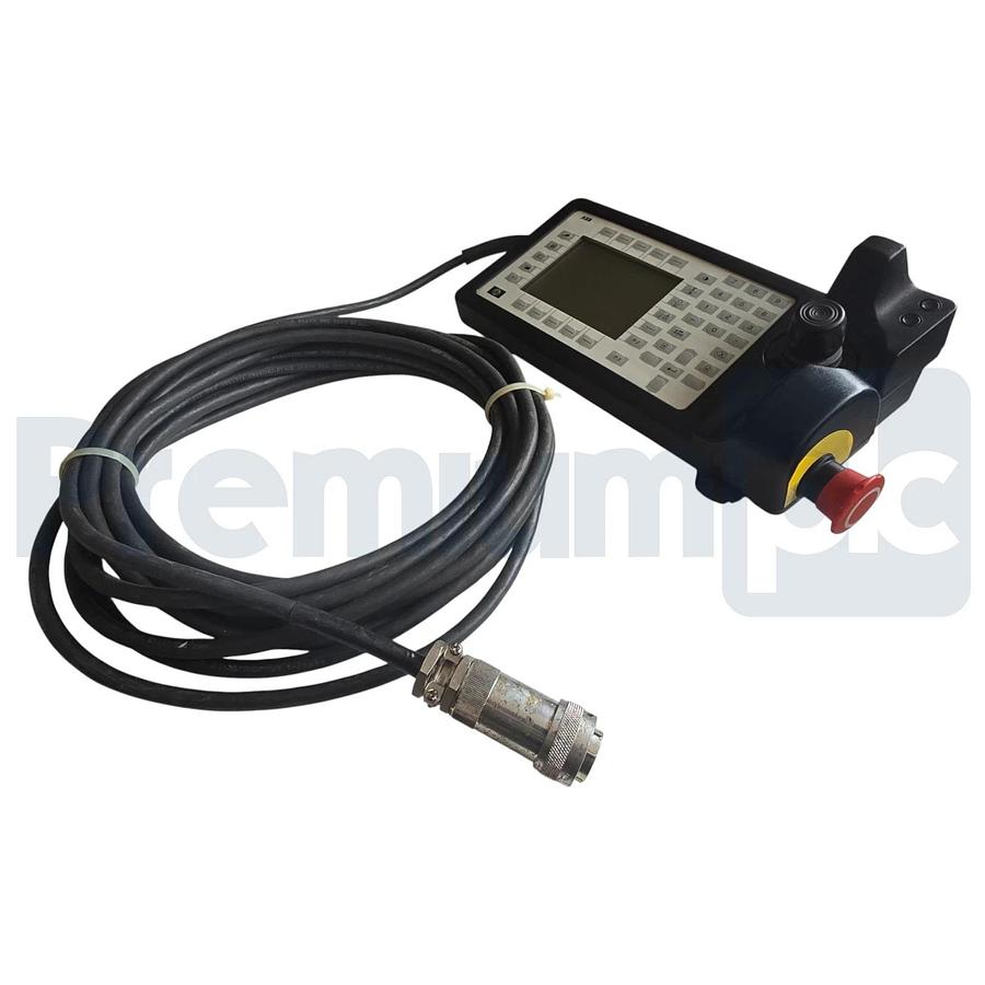 Used ABB 3HNE00313-1 Rev 19 Robot Teach Pendant TPU2 S4C S4C+ Controller w/Cable XLNT