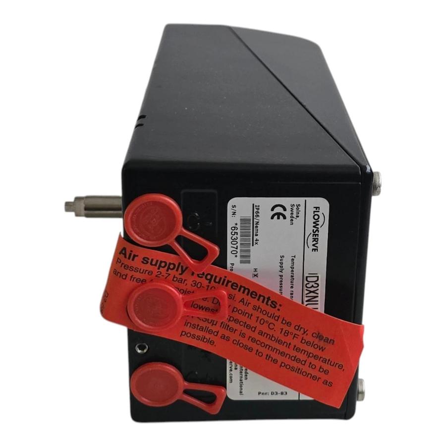 Flowserve PMV D3 Smart Valve Digital Positioner D3XNU-D23PVA-Z5T3 - HART NSMP