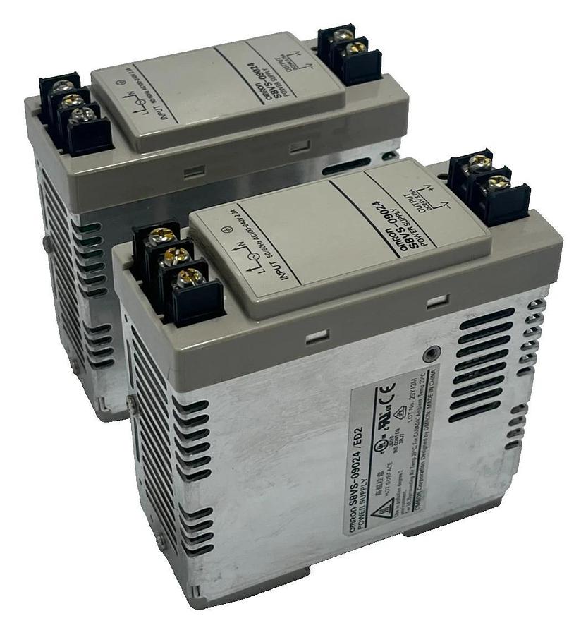 Used Lot of 2: Omron S8VS-09024/ED2 Switch Mode Power Supply 24VDC 3.75A 90W