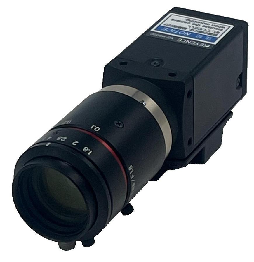 Used KEYENCE XG-H500C Color High-Resolution 5MP CCD Camera w/ CA-LHR16 16mm Lens NSNP