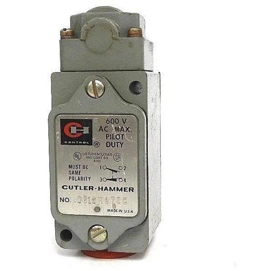 Used CUTLER-HAMMER 10316H872C LIMIT SWITCH 600V AC MAX.