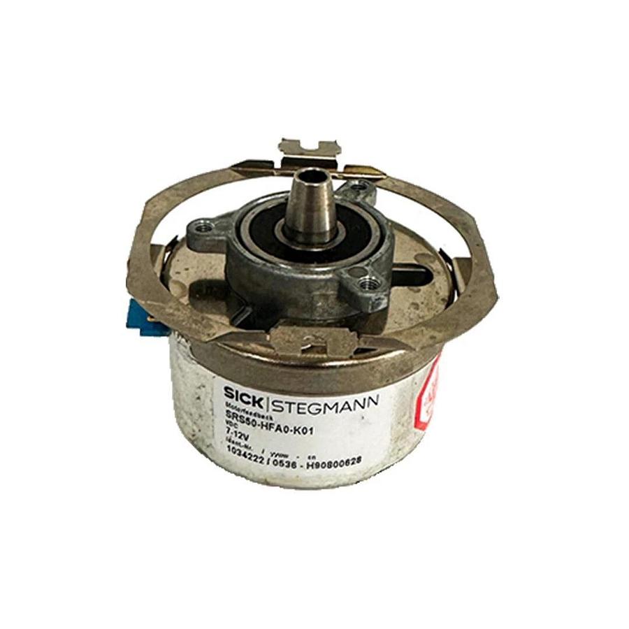 Used SICK STEGMANN SRS50-HFA0-K01 ENCODER MOTOR FEEDBACK CONNECTOR 7-12V, 1034222