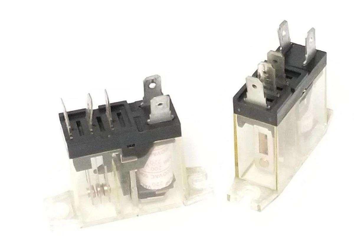 Used LOT OF 2 OMRON G2R-1123T-V RELAYS 200VAC, G2R1123TV