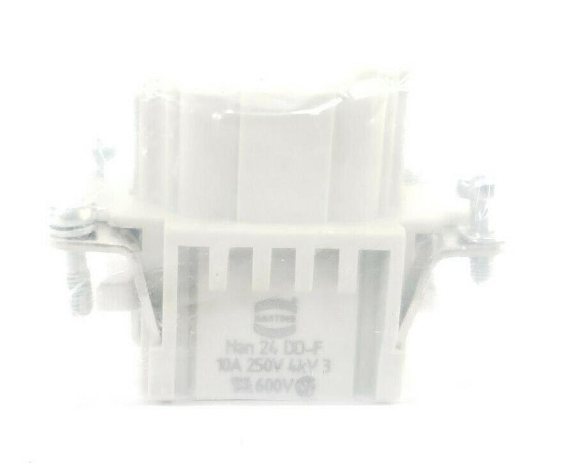 NEW HARTING HAN 24DD-F-C 24 PIN CONNECTOR 09160243101 HAN24DDFC