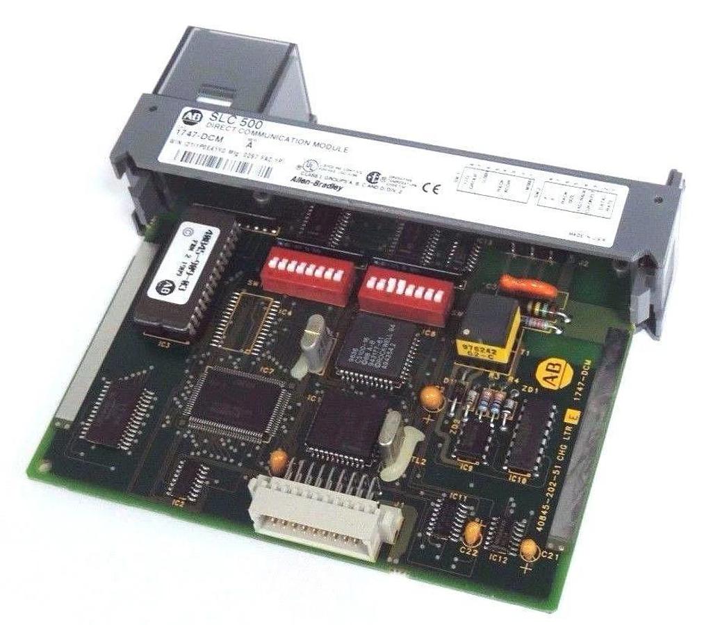 Used ALLEN BRADLEY 1747-DCM DIRECT COMMUNICATION MODULE 1747DCM SER. A MFG: 0297