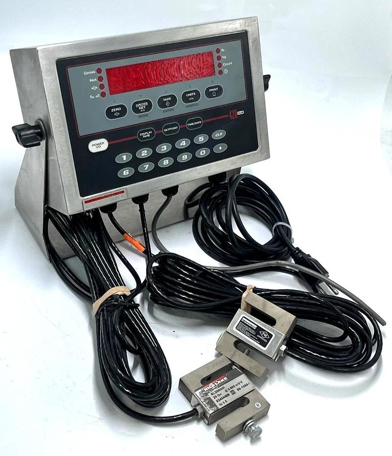 Used Rice Lake 420 Plus -2A Indicator 85124/01 & (2) RL20000I-25 S-Beam Load Cells