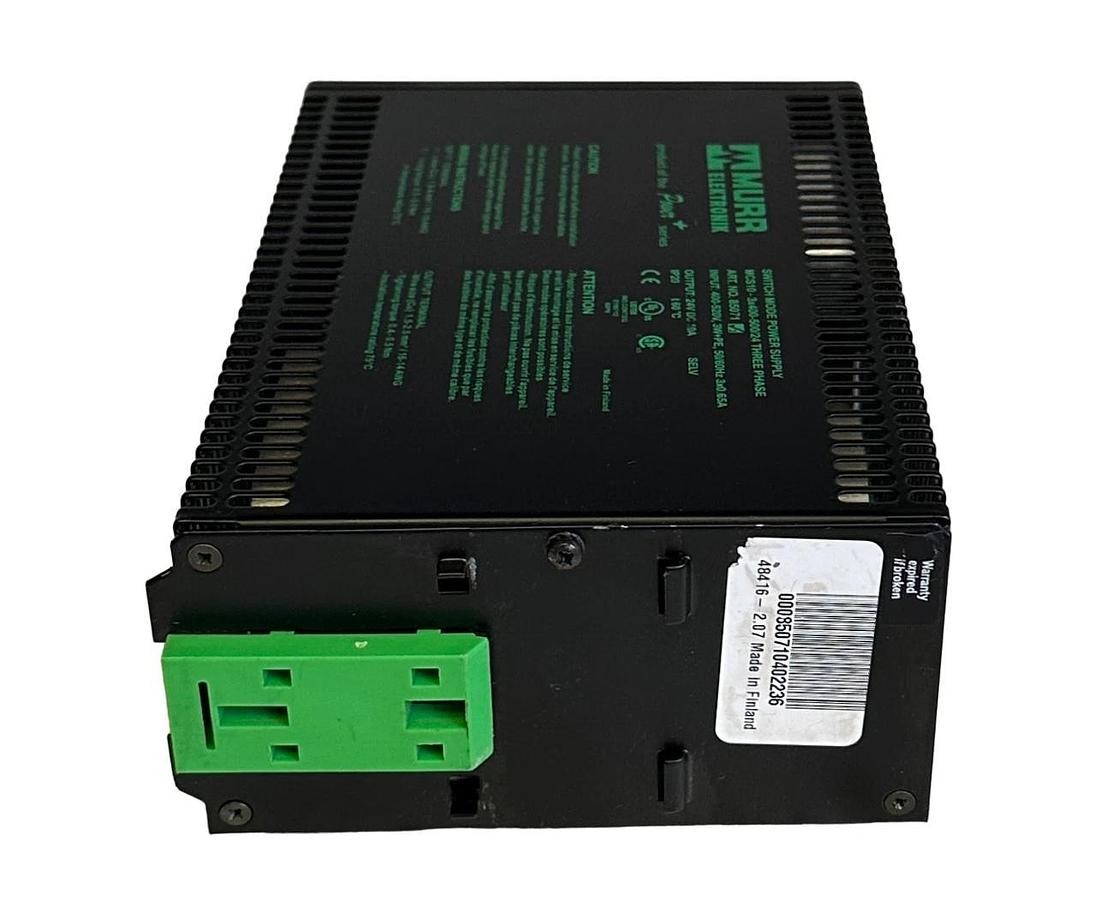 Used MURR ELEKTRONIK MCS10-3x400-500/24 / 85071 SWITCH MODE POWER SUPPLY 400-520V 65A