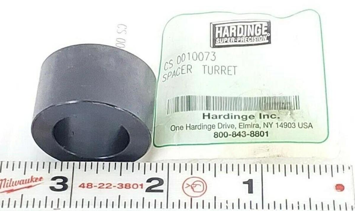 Used NEW HARDINGE CS 0010073 TURRET SPACER CS0010073