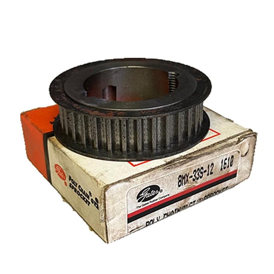Used NEW GATES 8MX-33S-12 / 8MX33S12 POLY CHAIN GT SPROCKET 8MX-33S-12 1610 77181033
