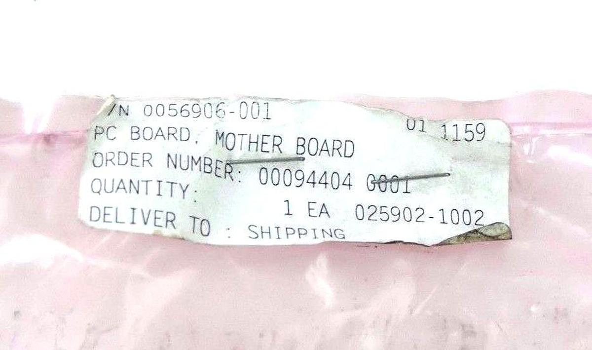 Used NEW HK SYSTEMS D0056906-001 B-652 MOTHER BOARD D0056907 REV. C, D0056906001 B652