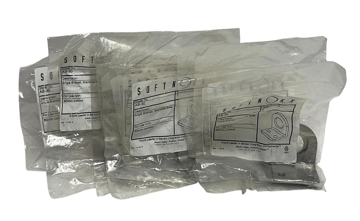 10 SOFTNOZE AB-30 / AB30 OEM STAINLESS STEEL BRACKETS 30mm CONTROL NSFS