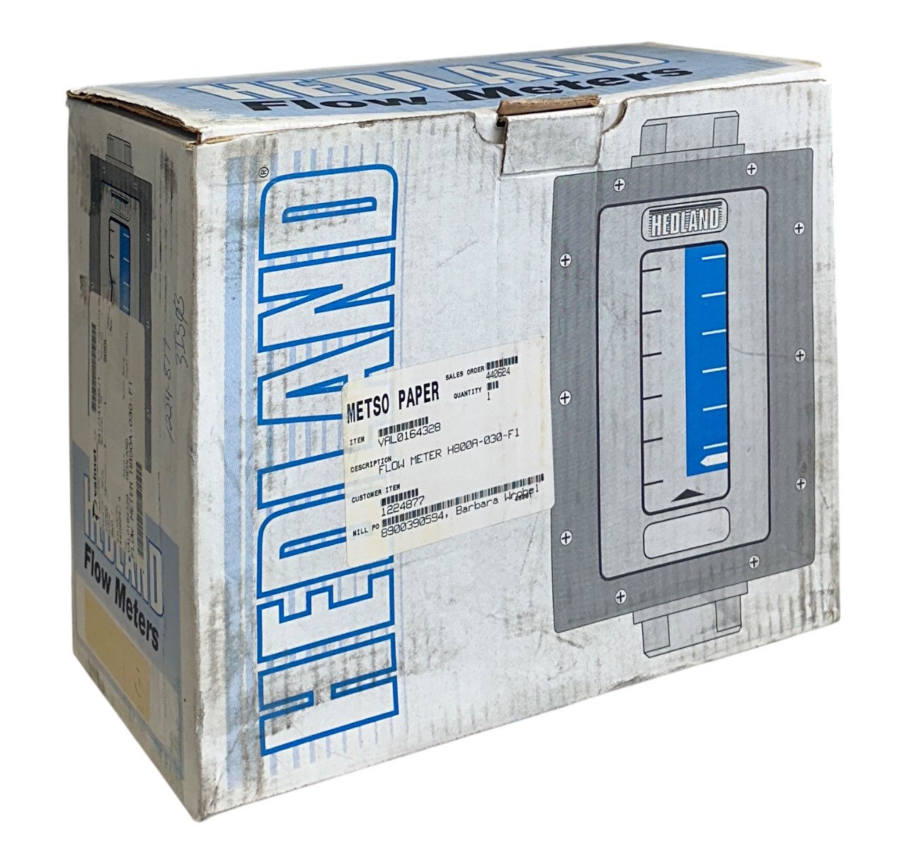 Used HEDLAND VALCO H800A-030-F1 / VAL0164328 FLOW-ALERT FLOW METER/SWITCH 241BAR NSMP