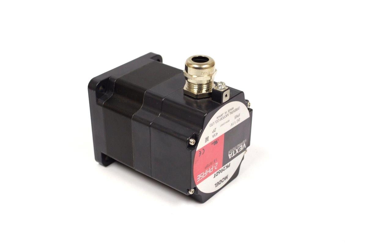 Used Oriental Motor PK296DT Vexta PK Series 2-Ph Stepper Motor 4.5A IP65 Rated NSMP