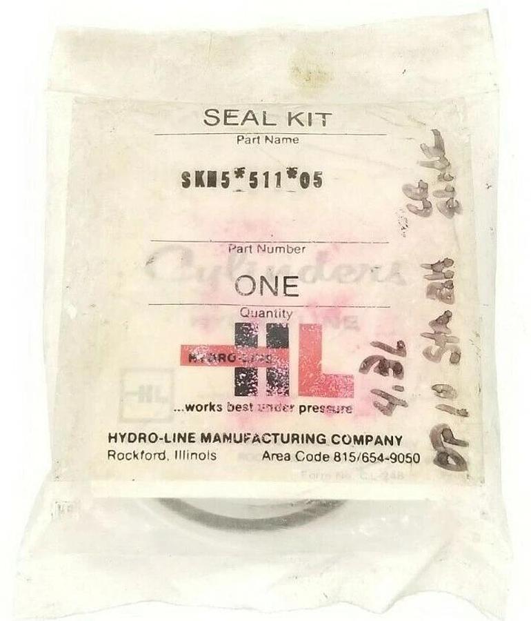 Used NEW HYDRO-LINE MFG. CO. SKM5-511-05 SEAL KIT SKM551105