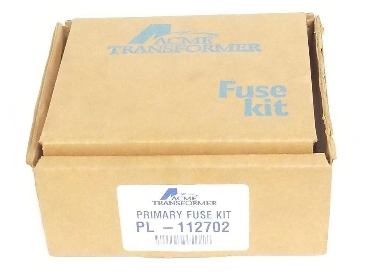 Used NIB ACME TRANSFORMER PL-112702 PRIMARY FUSE KIT PL112702