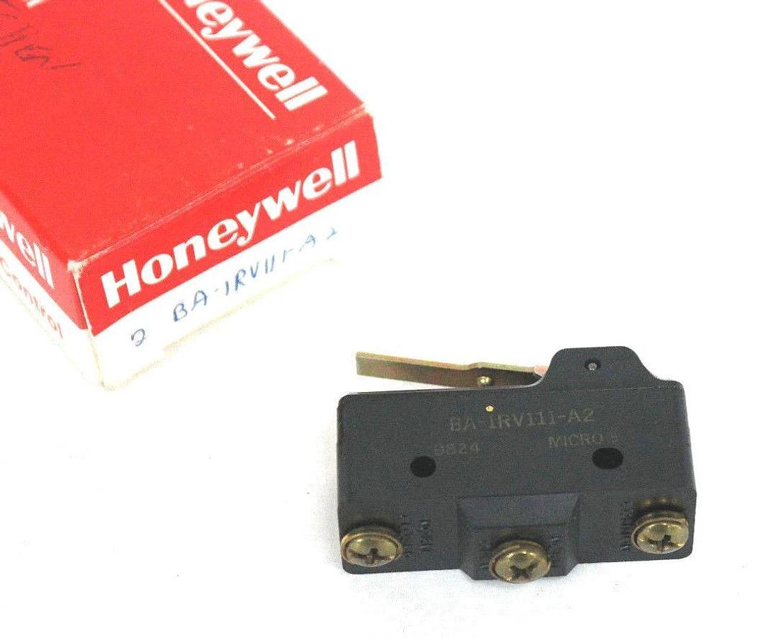 Used NEW HONEYWELL BA-1RV111-A2 LIMIT SWITCH 9824 BA1RV111A2